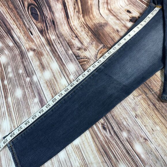 American Eagle SUPER SKINNY Womens Size 6 Mid Rise Blue Jeans Denim Pants 29x29 - Picture 9 of 11